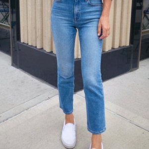 NWOT Ayr Jeans - The Yes Yes Yes Cropped Straight Leg (Size 32)